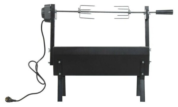 Faszén grill Barbecue 60cm 230V motorral