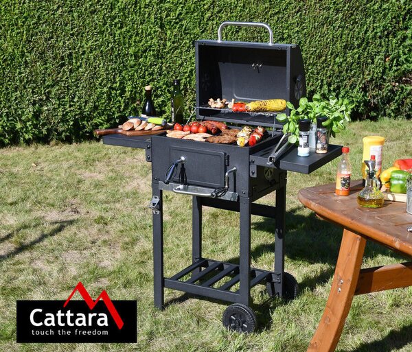 Royal Partner öntöttvas faszenes grillsütő