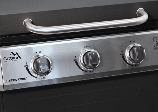 Grill HYBRID CORE gáz/faszén