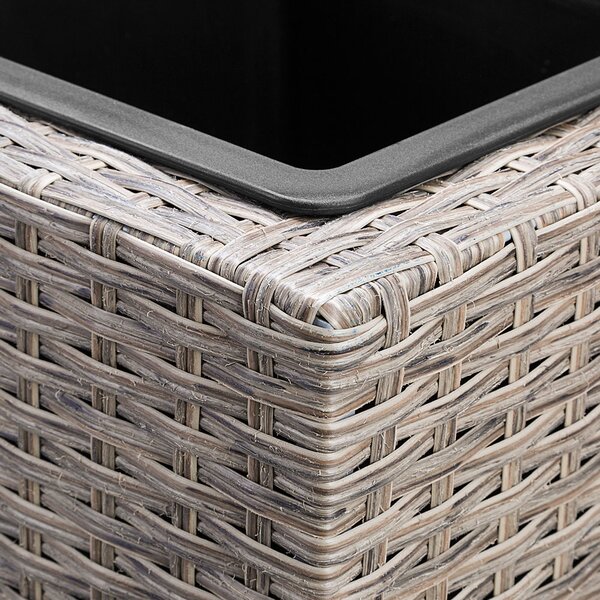 Casaria® Virágtartó 83x30,5x60 cm - krém