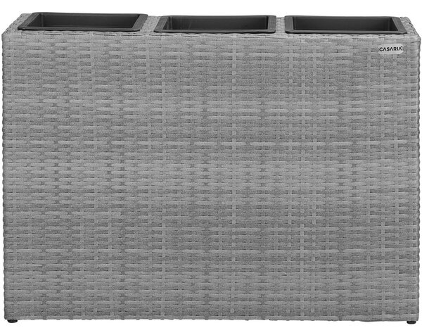 Casaria® Virágcserép 83x30,5x60 cm - szürke