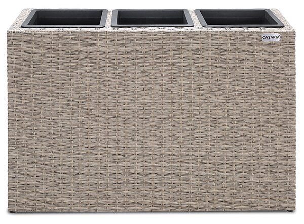 Casaria® Virágtartó 83x30,5x60 cm - krém