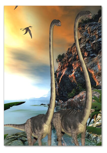 Üvegkép Dinoszauruszok
