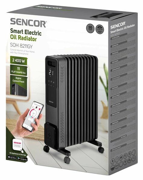 Sencor SOH 8211GY olajradiátor