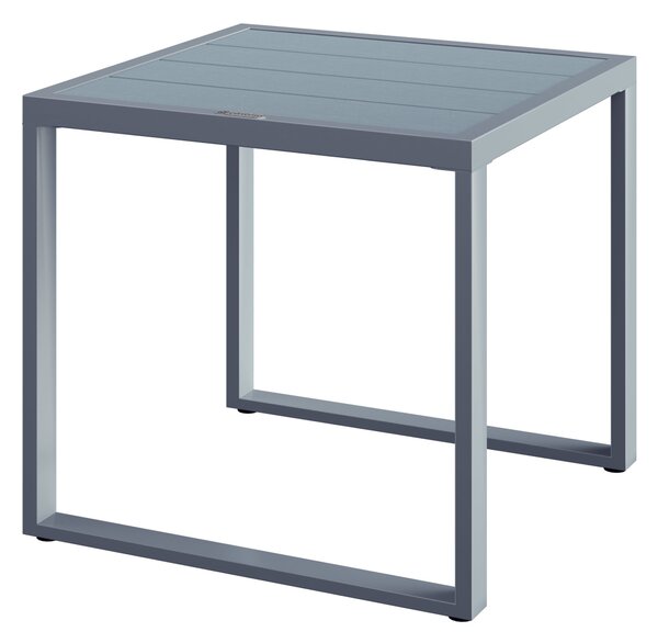 Casaria® Rattan balkon szett 1+2 - szürke
