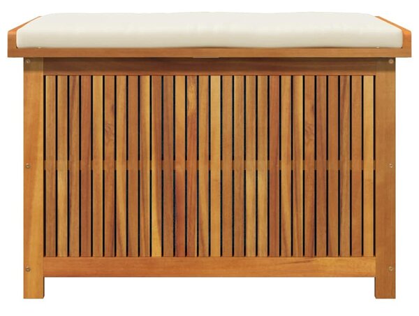VidaXL tömör akácfa kültéri párnatartó láda 90x50x60,5 cm
