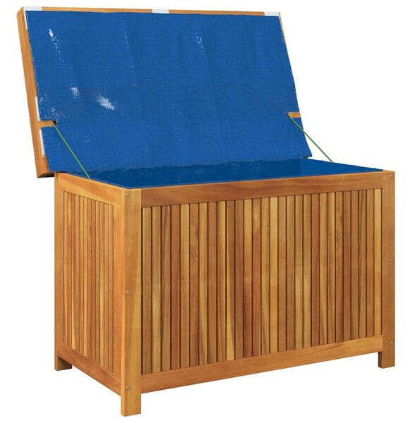 VidaXL tömör akácfa kültéri párnatartó láda 90x50x60,5 cm