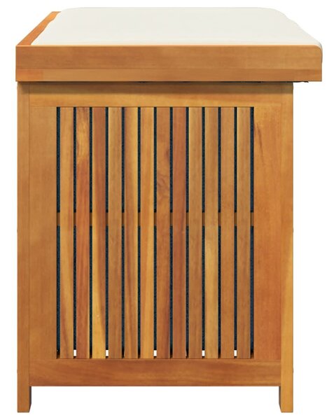 VidaXL tömör akácfa kültéri párnatartó láda 90x50x60,5 cm
