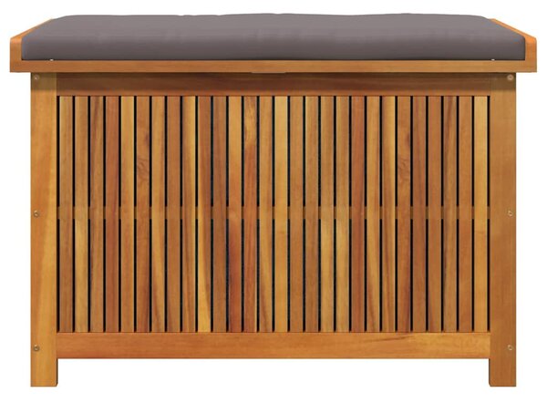 VidaXL tömör akácfa kültéri párnatartó láda 90x50x60,5 cm