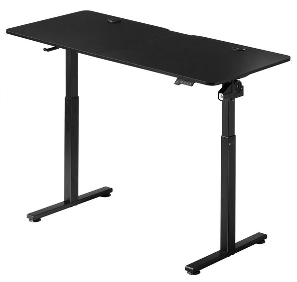 Juskys Irodai asztal 140x60 cm - fekete