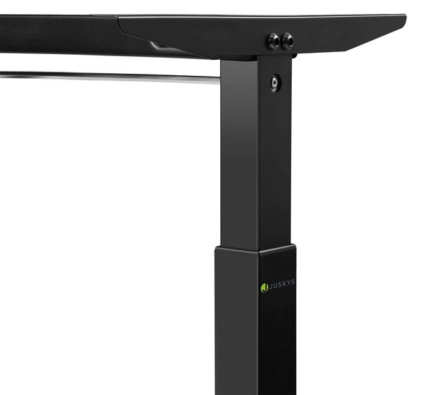 Juskys Irodai asztal 140x60 cm - fekete