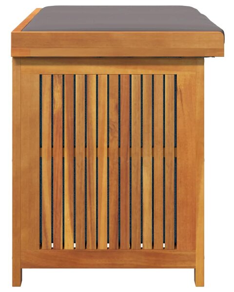 VidaXL tömör akácfa kültéri párnatartó láda 90x50x60,5 cm