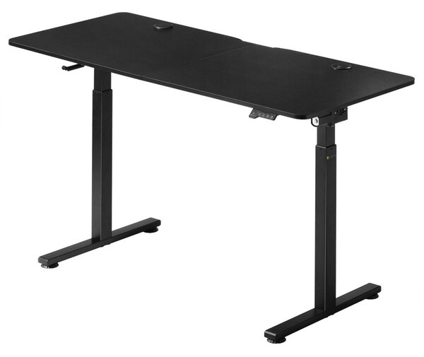 Juskys Irodai asztal 140x60 cm - fekete