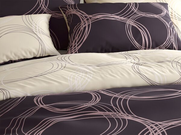 Pamut ágynemű BUBBLES BLEND fekete Ágyneműhuzat mérete: 70 x 90 cm | 140 x 200 cm