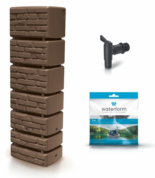 Tower Brick 350L Rusztikus Tégla Esővízgyűjtő Tartály