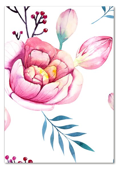 Photo kép üveg Peonies