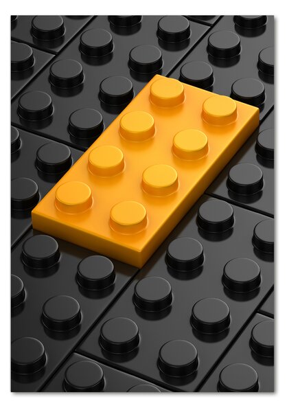 Egyedi üvegkép Lego téglák