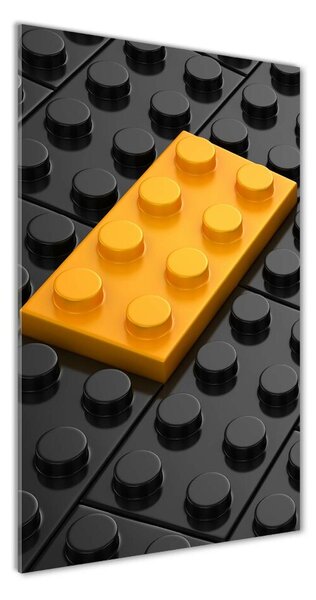 Egyedi üvegkép Lego téglák