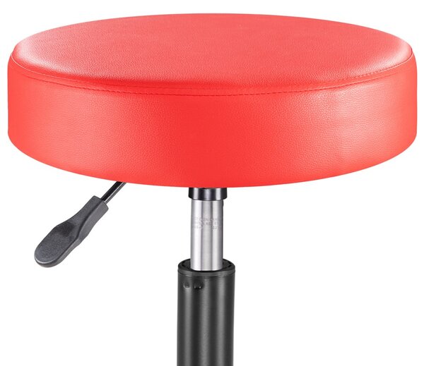 Casaria® Gurulós puff - piros