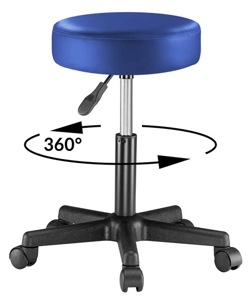 Casaria® Gurulós puff - kék