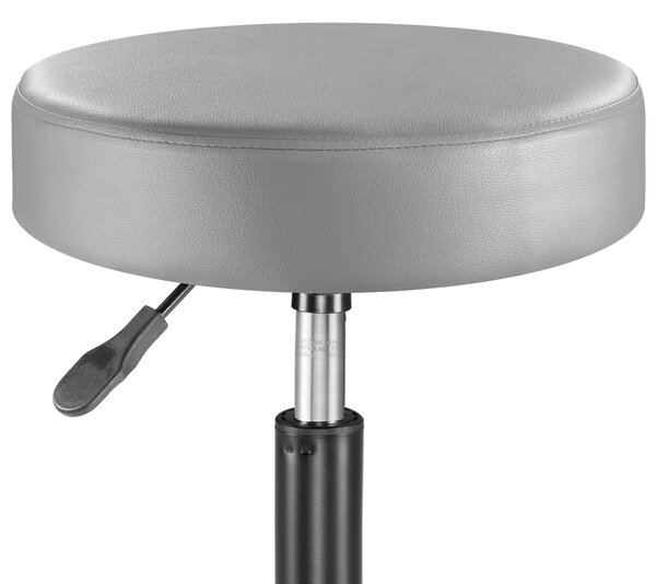 Casaria® Gurulós puff - szürke