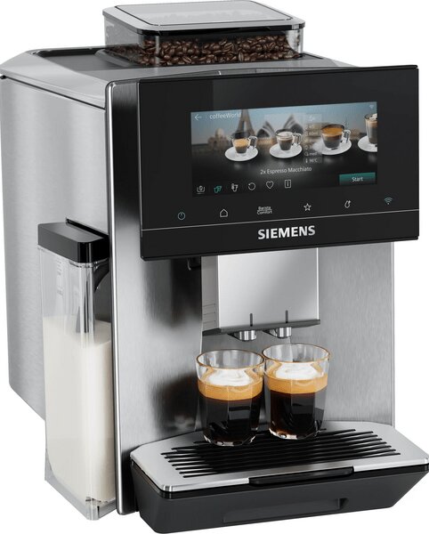 Siemens EQ900 iAroma Automata kávéfőző, nemesacél (TQ923E83)