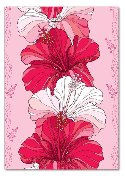 Photo kép üveg Hibiszkusz
