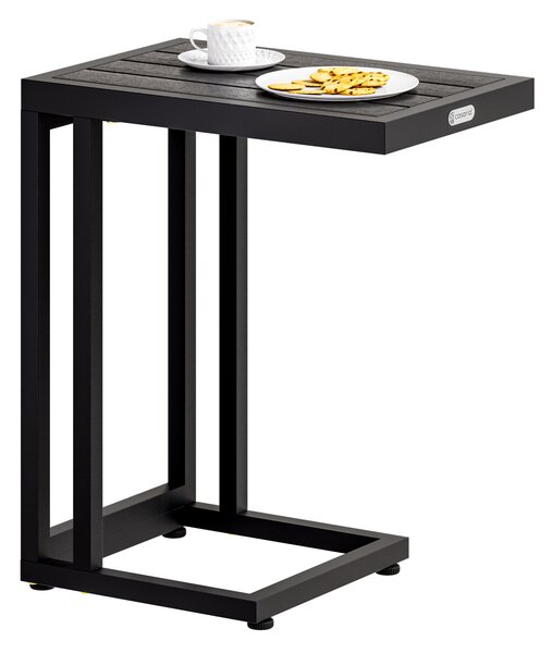 Casaria® WPC lerakóasztal - fekete