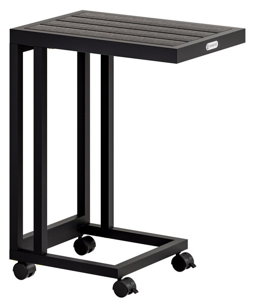 Casaria® WPC lerakóasztal - fekete