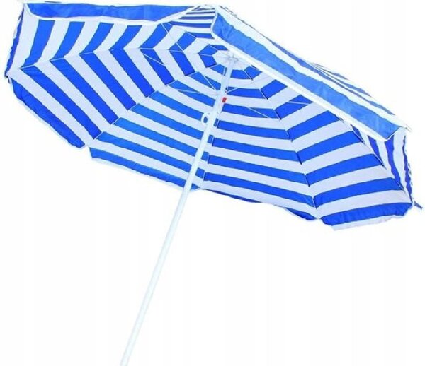 BEACH kék-fehér dönthető napernyő 160 cm