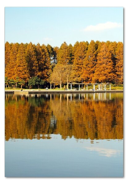 Üvegkép nyomtatás Park ősszel