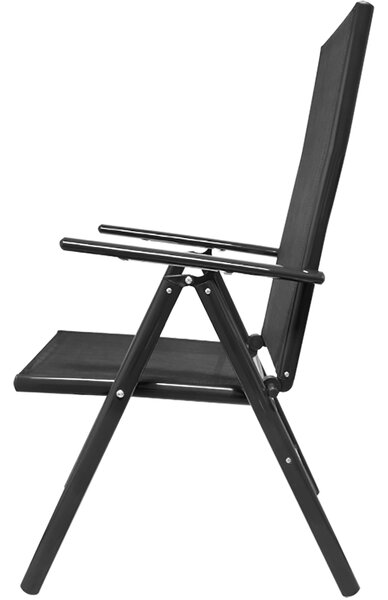 Casaria® 2 darabos alumínium fotel szett - antracit