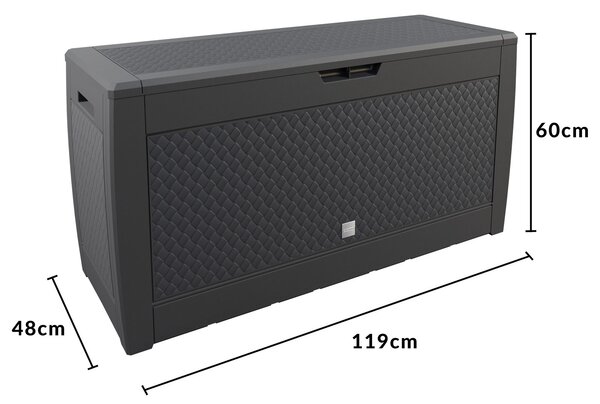 Deuba® Tárolódoboz Matuba 310 l - antracit