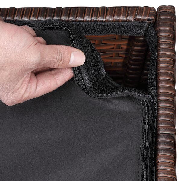 Casaria® Tároló doboz 75x75x70 cm - barna