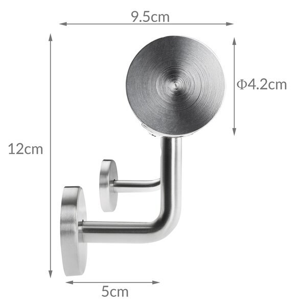 Monzana® Fali korlát - 100 cm