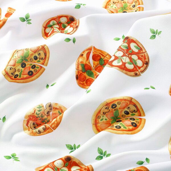Goldea teflonos asztalterítő - ízletes pizza 120 x 180 cm
