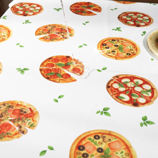 Goldea teflonos asztalterítő - ízletes pizza 120 x 180 cm