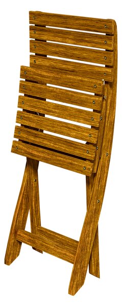 Casaria® Fa összecsukható garnitúra - akác