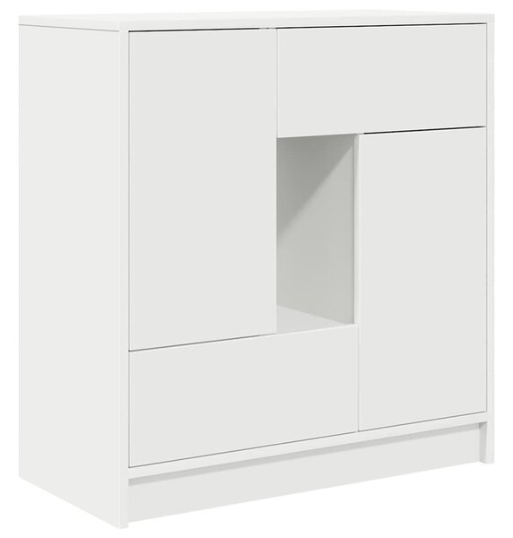VidaXL fehér komód fiókokkal és ajtókkal 70,5x34x74,5 cm
