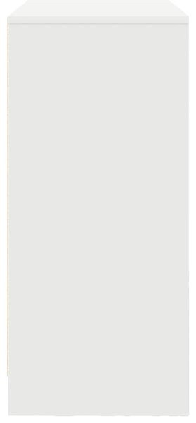 VidaXL fehér komód fiókokkal és ajtókkal 70,5x34x74,5 cm