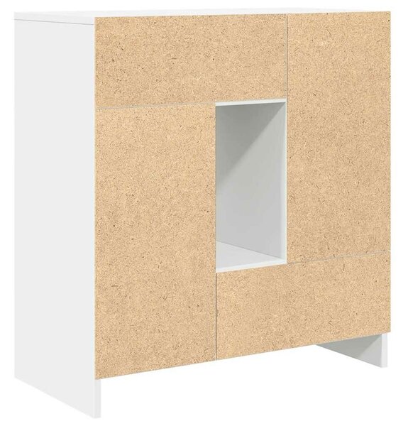 VidaXL fehér komód fiókokkal és ajtókkal 70,5x34x74,5 cm