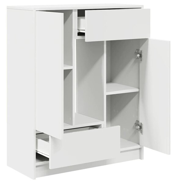 VidaXL fehér komód fiókokkal és ajtókkal 73x31x90 cm