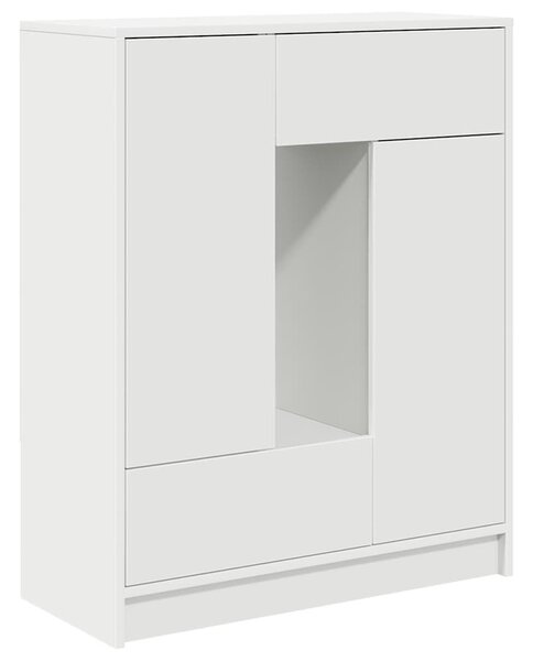 VidaXL fehér komód fiókokkal és ajtókkal 73x31x90 cm