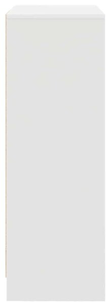 VidaXL fehér komód fiókokkal és ajtókkal 73x31x90 cm