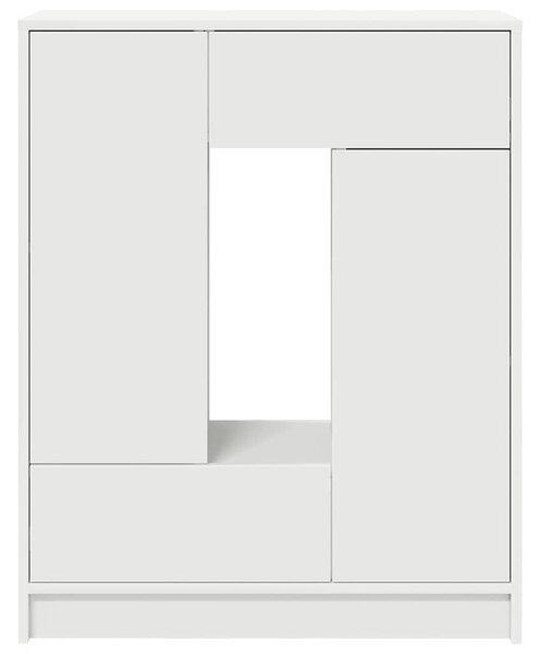VidaXL fehér komód fiókokkal és ajtókkal 73x31x90 cm