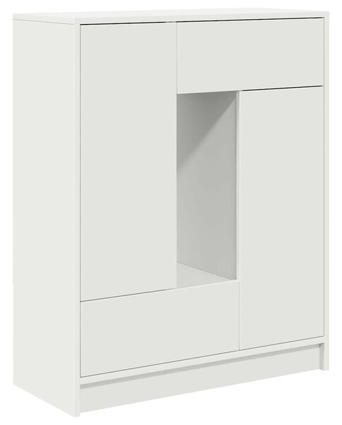 VidaXL fehér komód fiókokkal és ajtókkal 73x31x90 cm