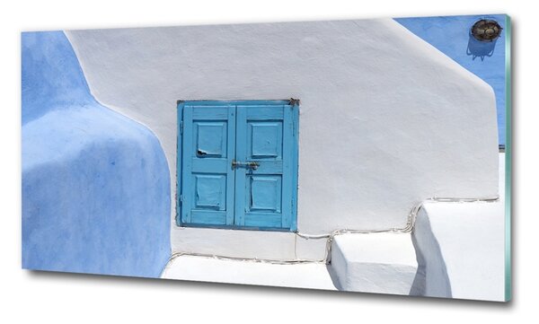 Üvegkép nyomtatás Santorini görögország