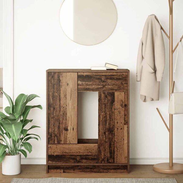 VidaXL antik fa komód fiókokkal és ajtókkal 73x31x90 cm