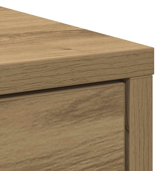 VidaXL kézműves tölgy komód fiókokkal és ajtókkal 73x31x90 cm