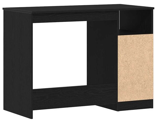 VidaXL fekete tölgy szerelt fa íróasztal fiókokkal 102 x 50 x 76 cm